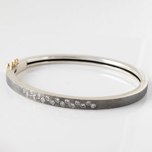 Laura Sterling Silver and Diamond Bracelet