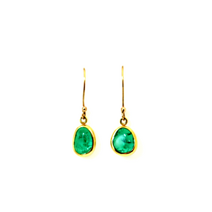 Emerald Slice Earrings