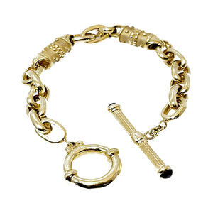Yellow Gold Etruscan Style Bracelet